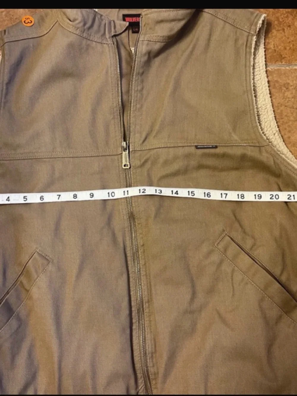Wolverine sleeveless zip
